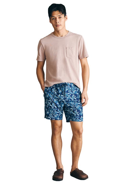 Faherty Sunwashed Board Shorts In Majolica Frosty Bloom