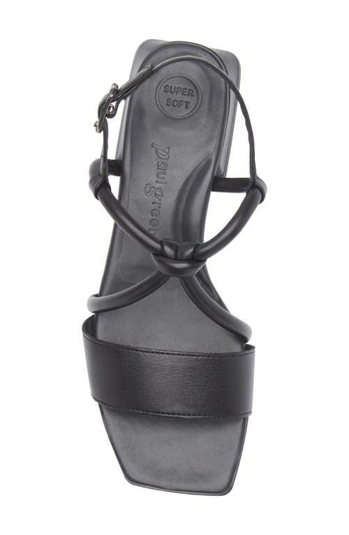 Paul Green Alissa Slingback Sandal In Black Future Nappa