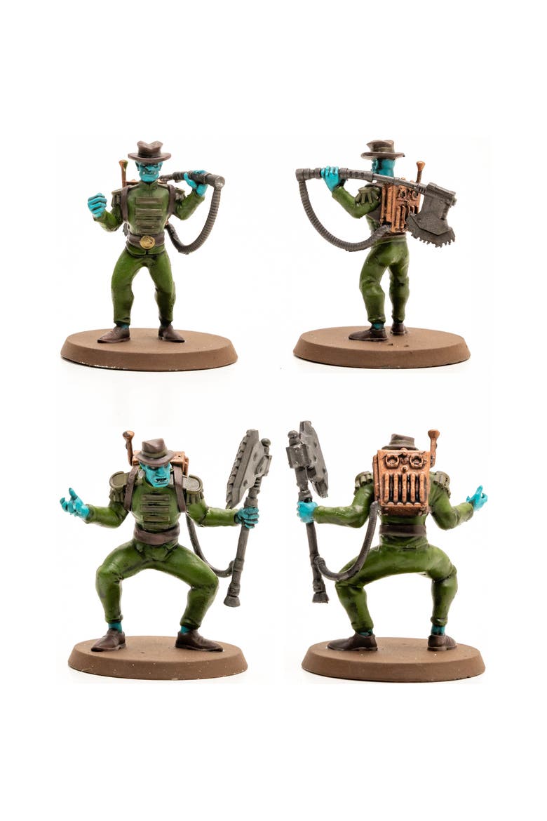Heroscape, Chain Gruts & Ramosaur Rider Common Army Expansion, Alternate, color, Multicolored