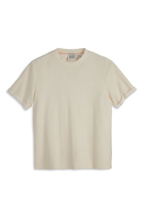 Textured Slub Knit T-Shirt