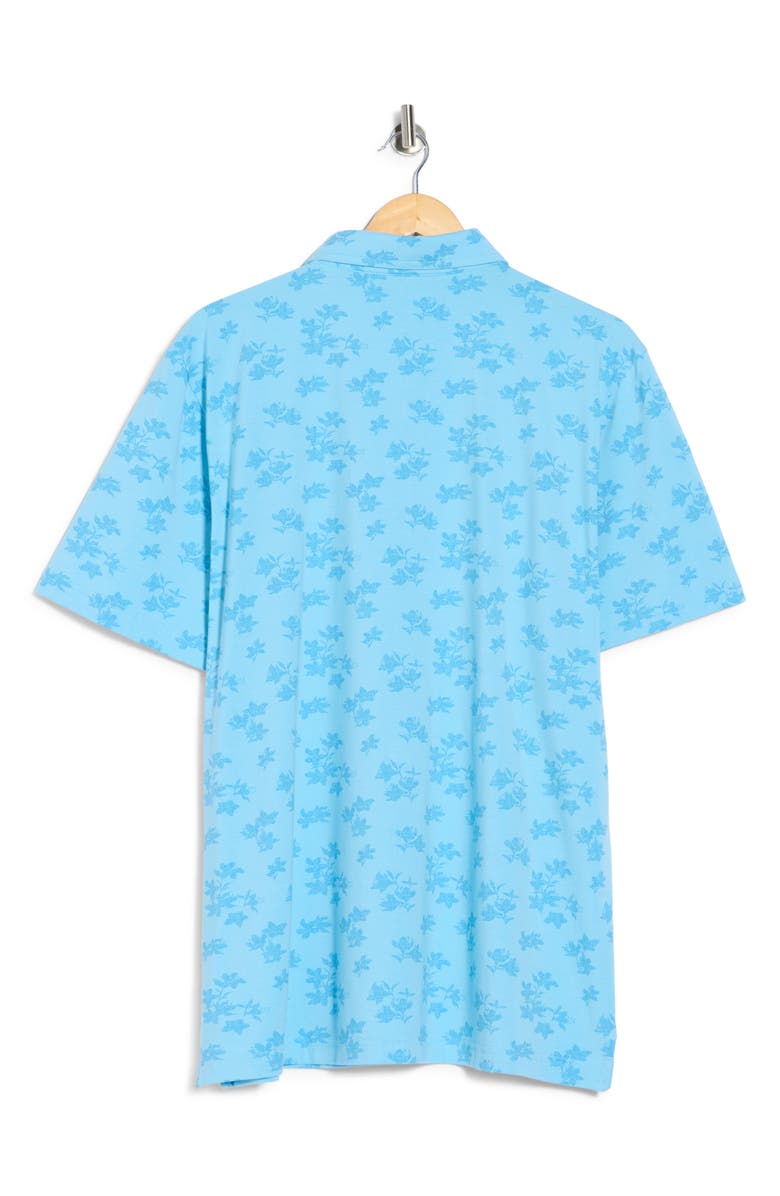 TravisMathew Port Day Short Sleeve Polo, Alternate, color, Air Blue