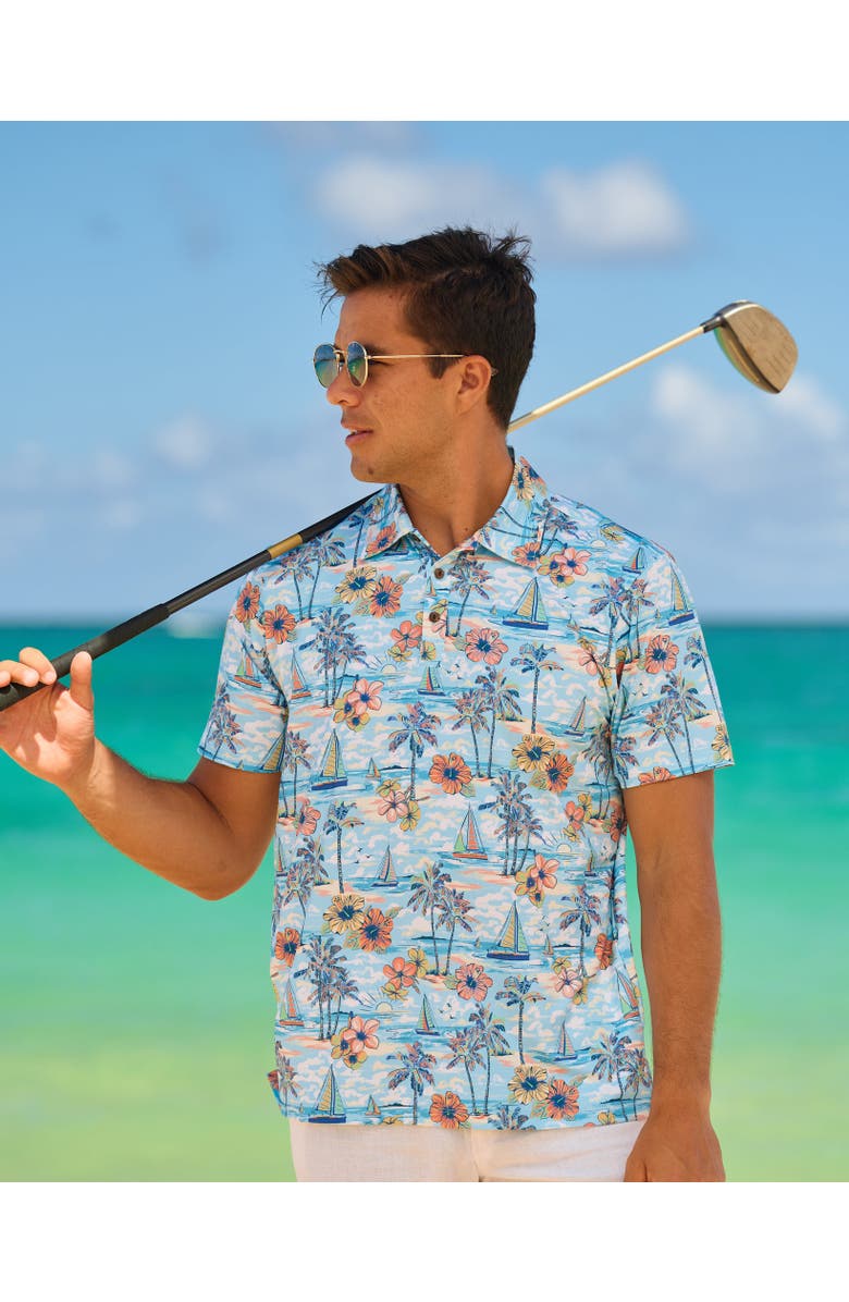 Kenny Flowers The Ocean Course - Golf Shirt, Alternate, color, Blue