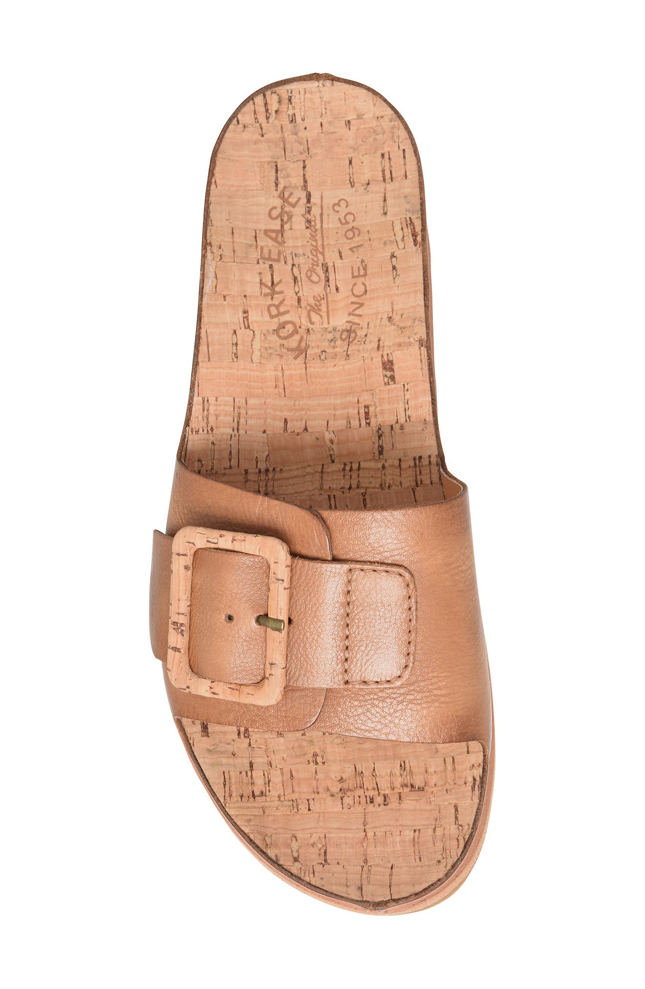 Tutsi Buckle Slide Sandal, Alternate, color, BROWN F/ G