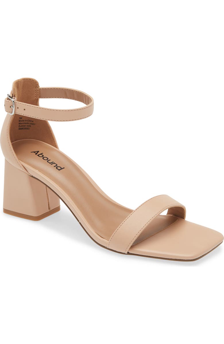 Abound Finn Ankle Strap Sandal, Main, color, Beige Sand