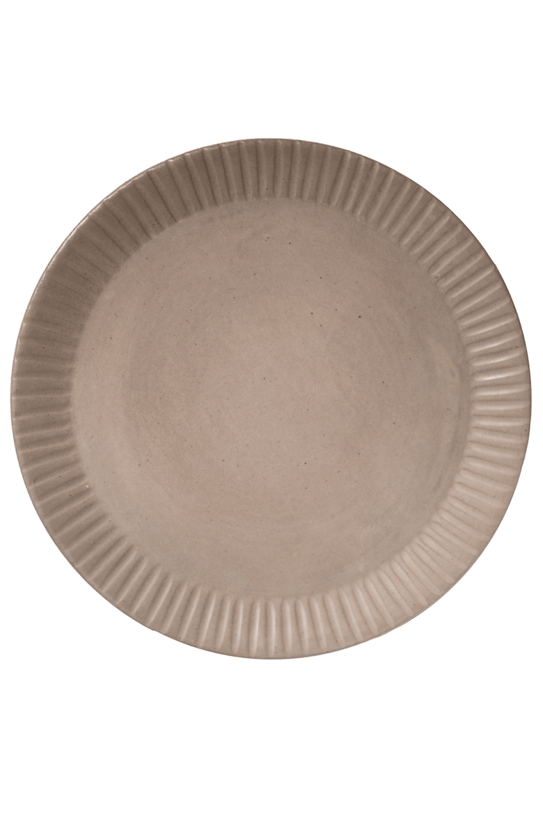 Earth Lines Dinner Plate - Set of 4, Alternate, color, Brown