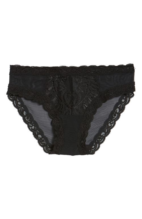 Natori Feathers Low-rise Sheer Hipster Underwear Lingerie 753023 In Black