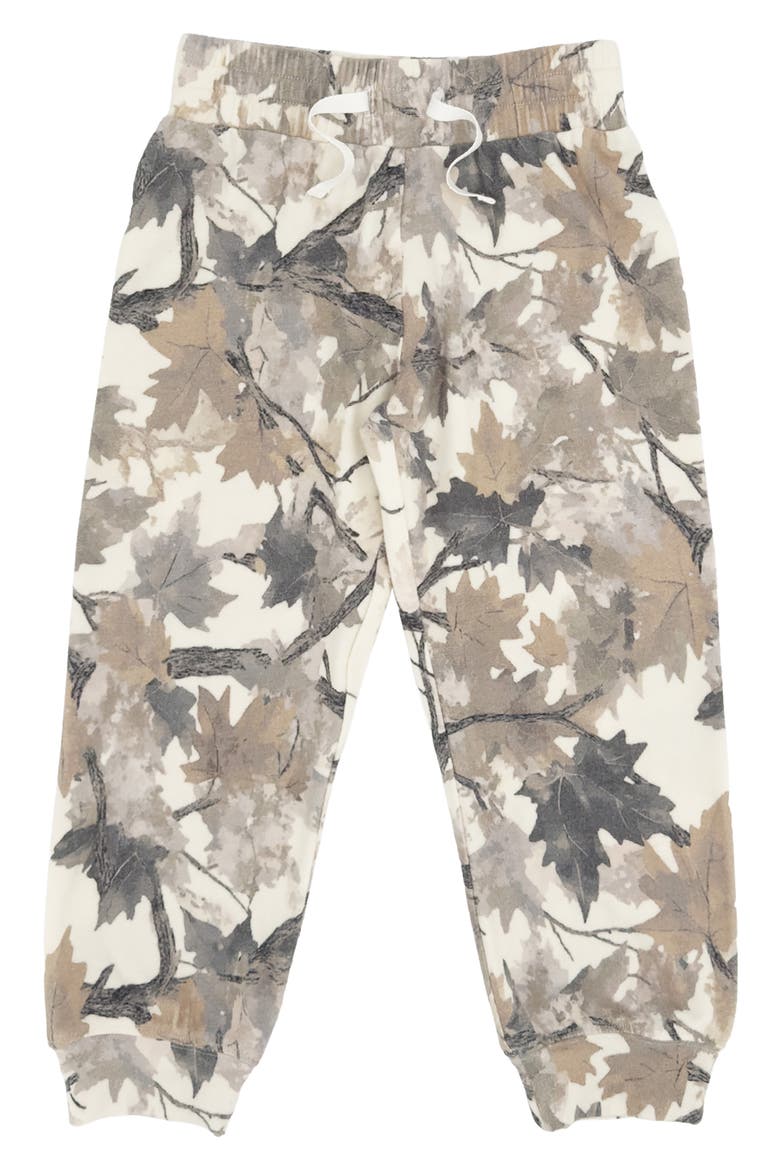Kids' Camo Hacci Sweatshirt & Joggers Set, Alternate, color, IVORY