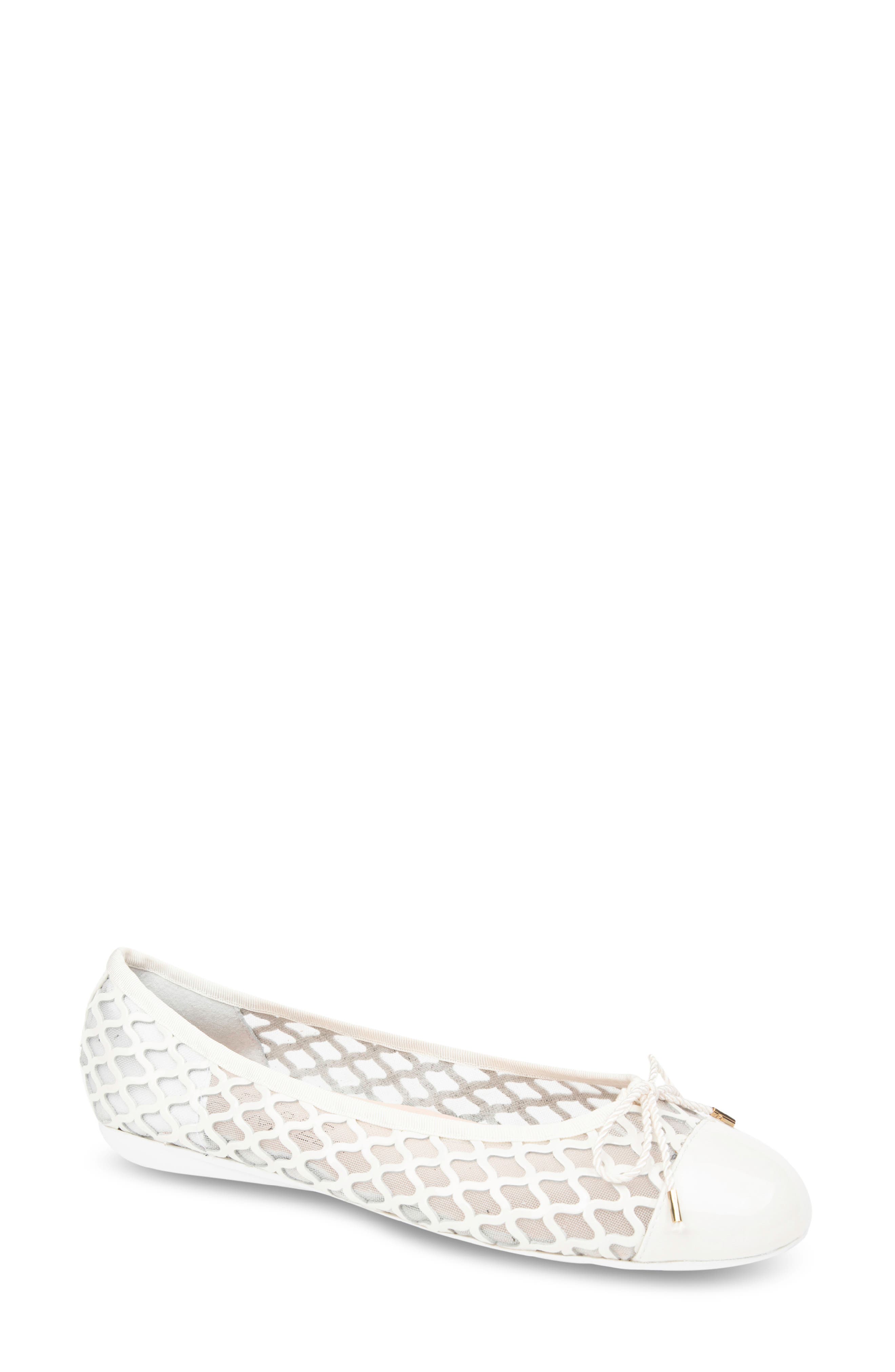 PAUL MAYER Brandy Mesh Ballet Flat, Main, color, 