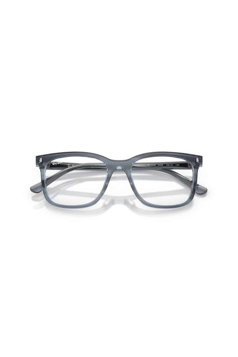 53mm Square optical glasses, Alternate, color, Blue