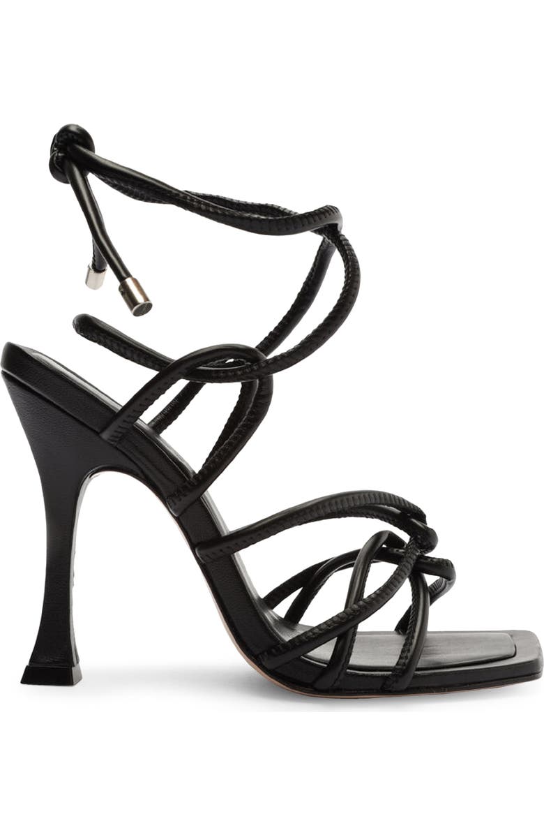 Schutz Toller Ankle Tie Sandal, Alternate, color,