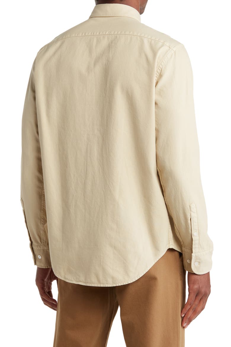 Levon 5725 Oxford Button-Down Shirt, Alternate, color, ECRU