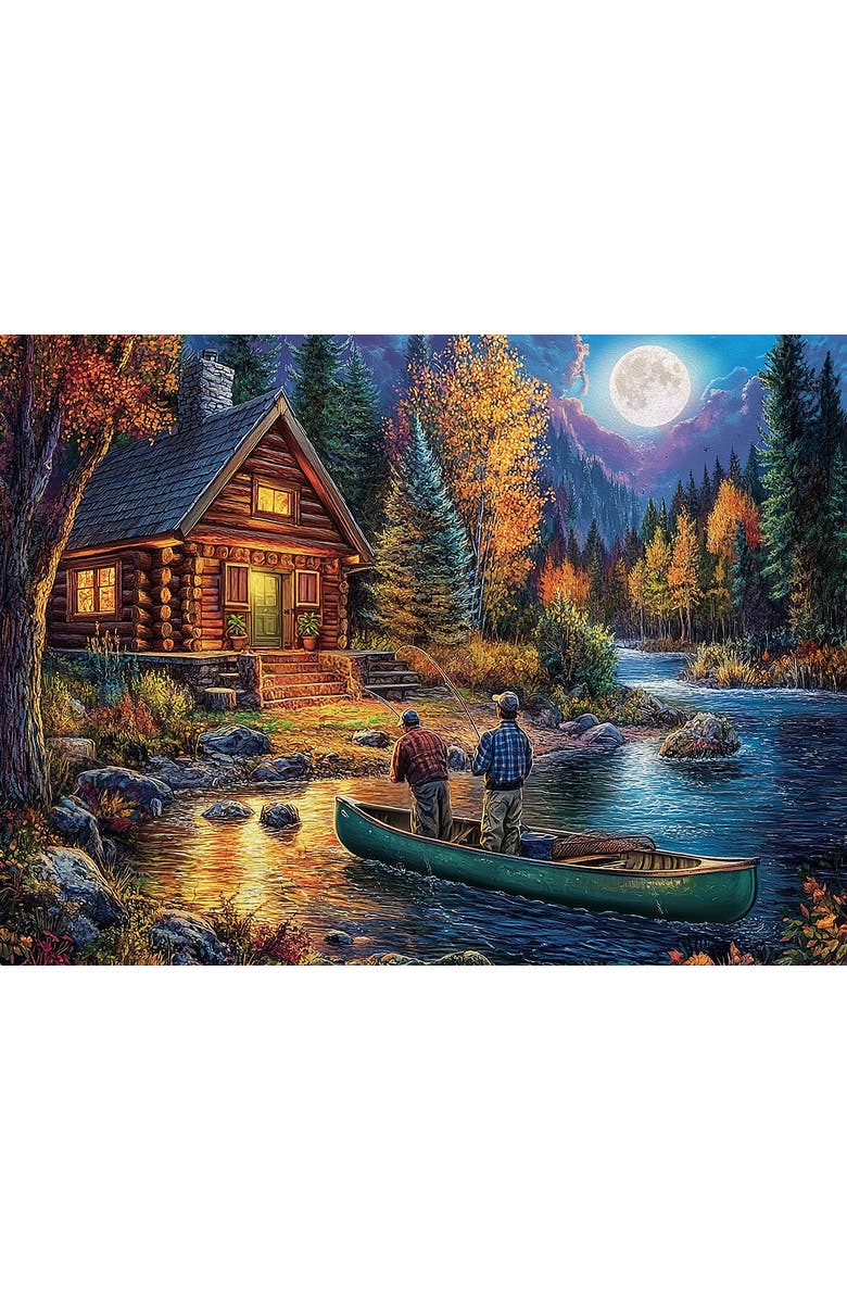 Sunsout Night Fishing 1000 piece Jigsaw Puzzle for Adults, Alternate, color, Multicolor