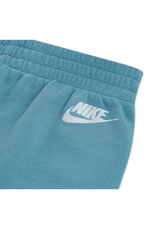 Nike Kids' Logo Graphic French Terry Sweatshirt & Sweat Shorts Set In Blue