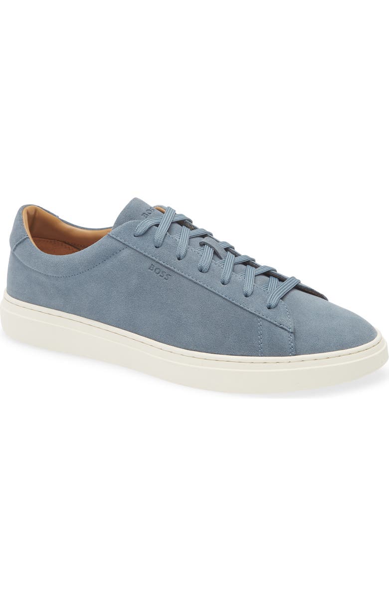BOSS Kieran Tenn Low Top Sneaker, Main, color, Open Blue