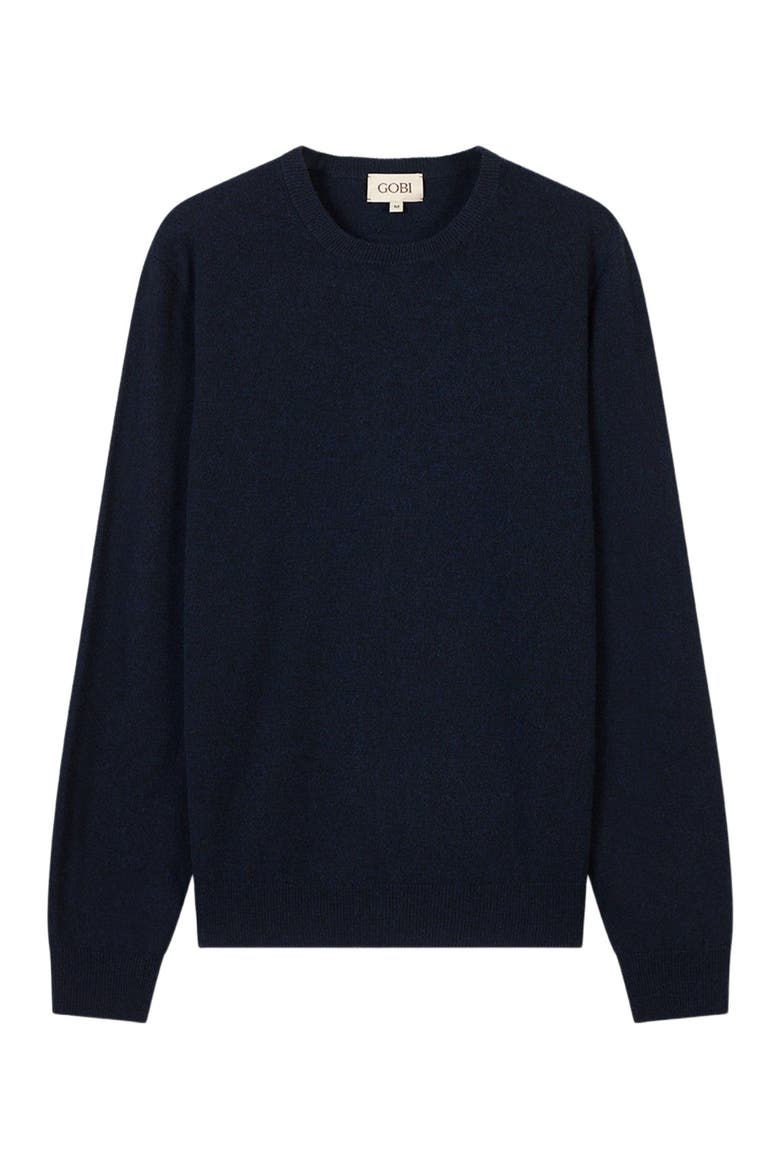 Essential Crewneck Cashmere Sweater, Main, color, total eclipse