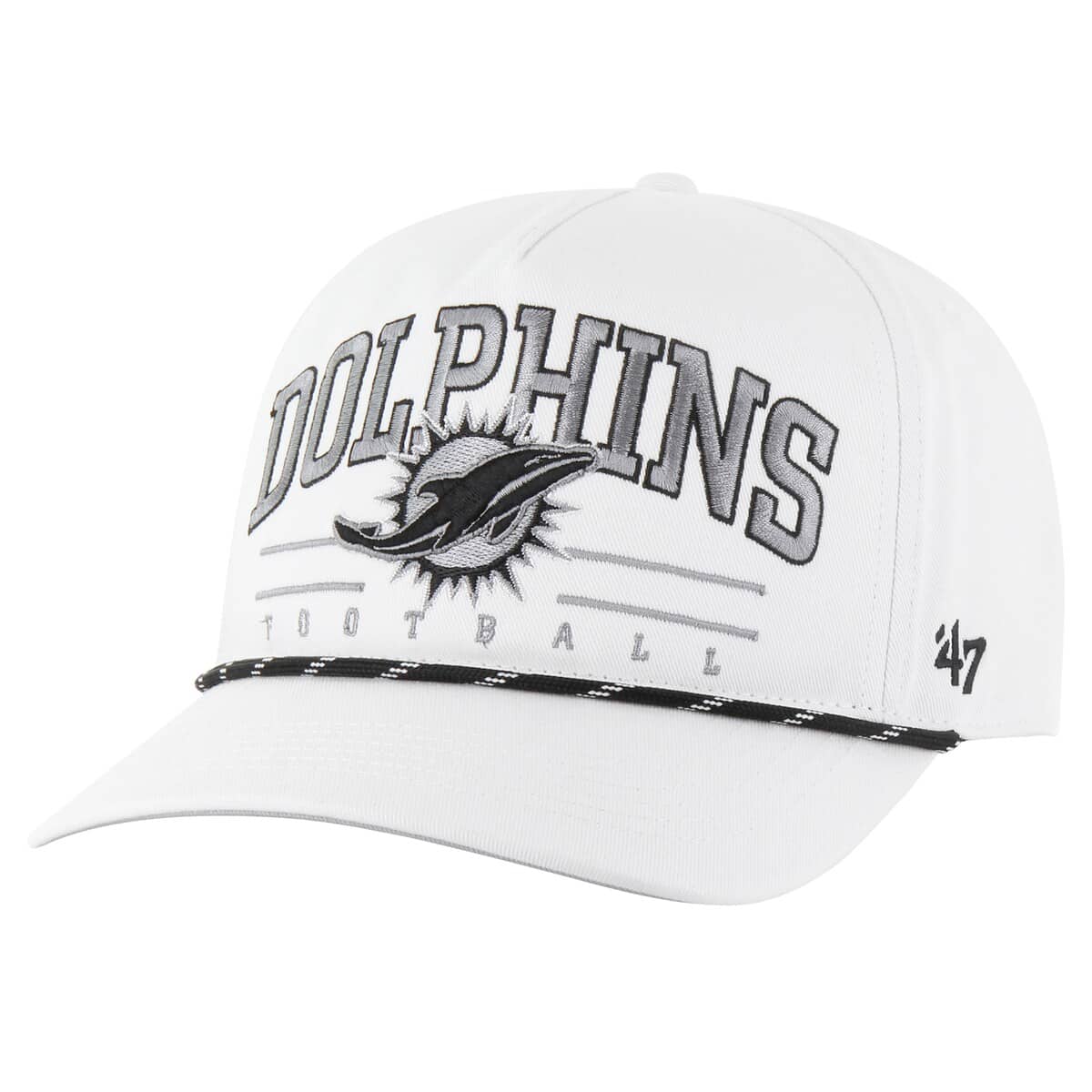 '47 Men's '47 White Miami Dolphins Roscoe Speckle Adjustable Hat (Men ...