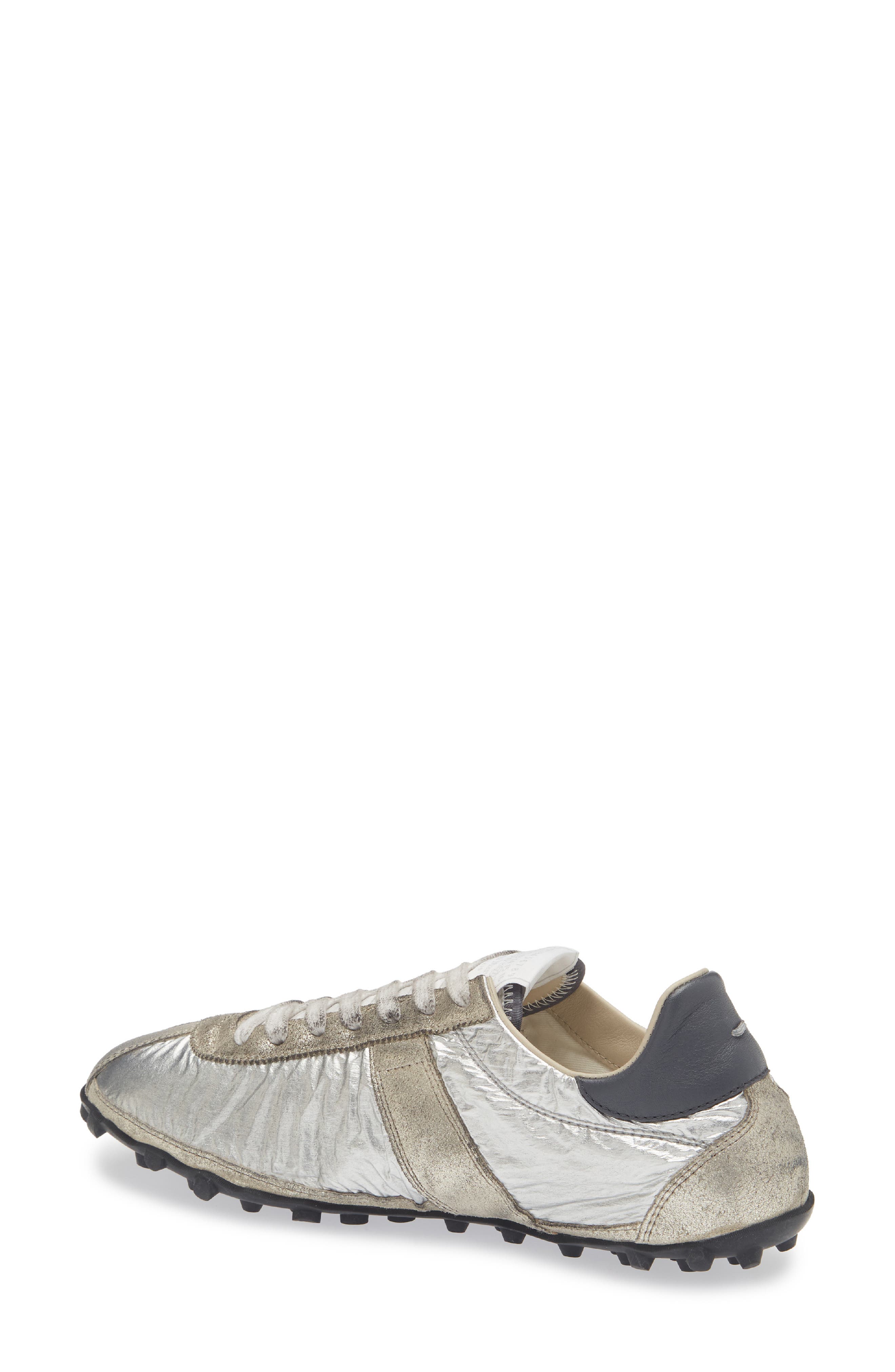 Maison Margiela Sprinters Low Top Sneaker, Alternate, color, Silver/ White/ Natural