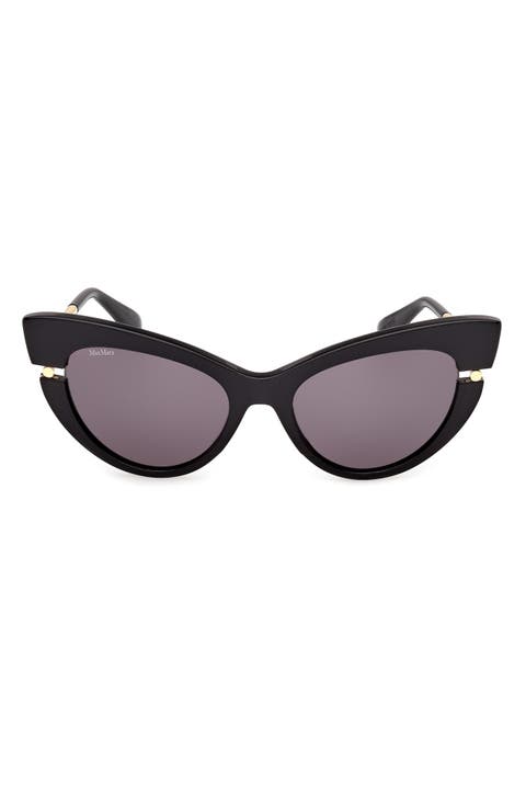 56mm Cat Eye Sunglasses
