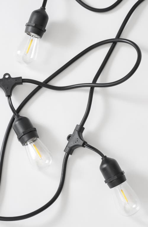 Brightech Plug-in Weatherproof Led Heavy Duty Outdoor String Lights In 48 Ft 15 Bulbs | Warm White
