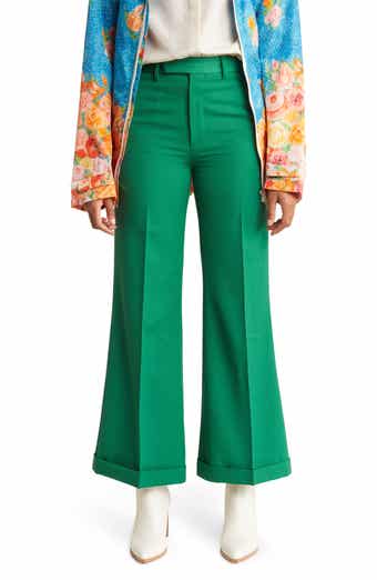Gucci High Waist Wide Leg Wool Pants