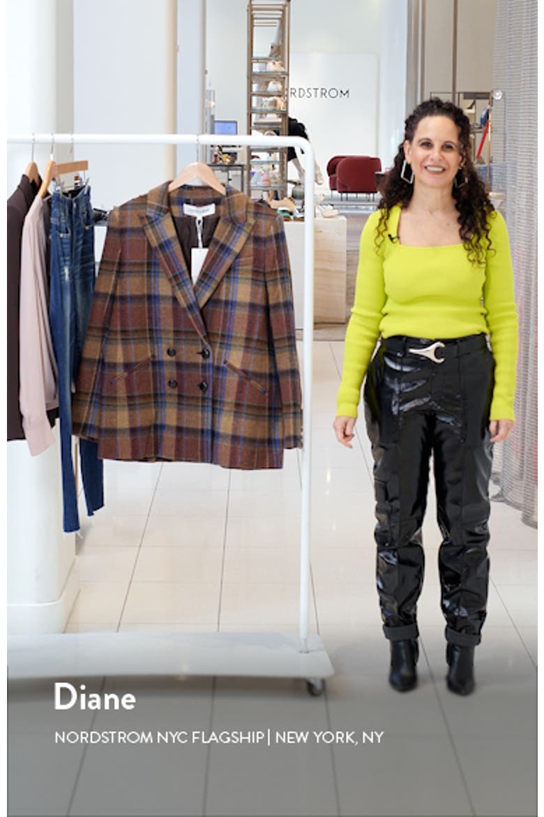 Oria Plaid Wool Dickey Jacket video