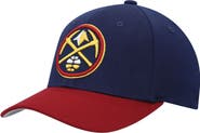 Mitchell & Ness Men's Mitchell & Ness Navy/Red Denver Nuggets MVP Team Two-Tone 2.0 Stretch-Snapback Hat