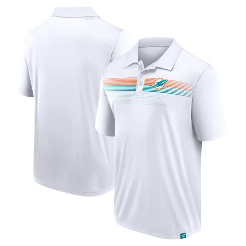 Men's Fanatics Branded White Miami Dolphins Victory For Us Interlock Polo