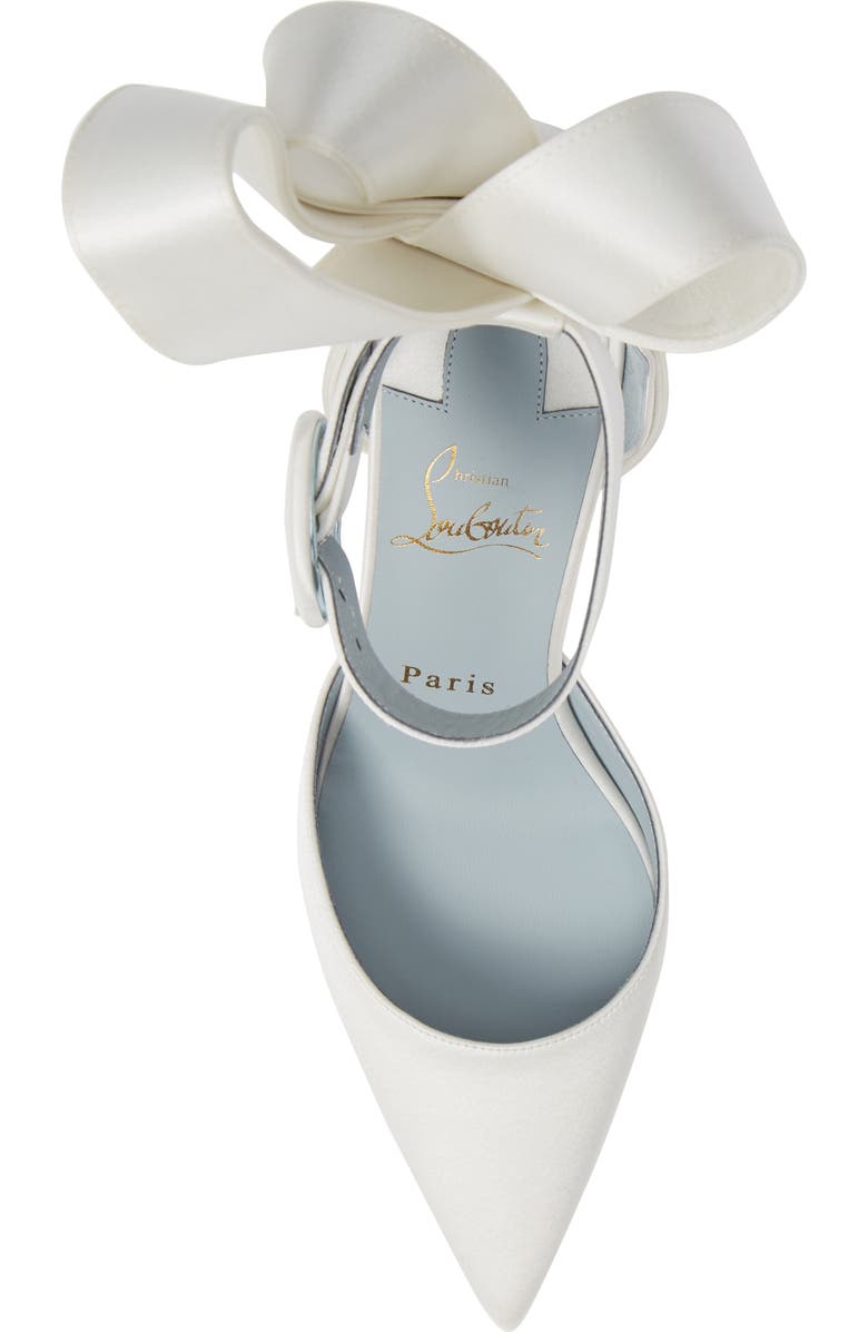 Christian Louboutin Raissa Bow Ankle Strap Pump, Alternate, color,