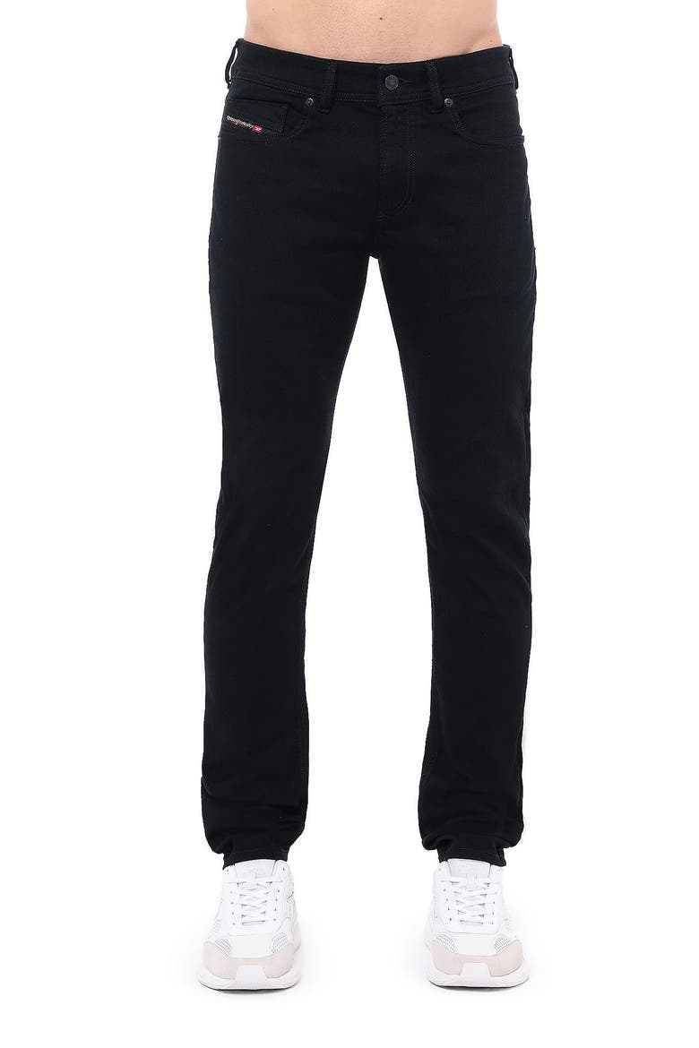 Sleenker Skinny Jeans, Main, color, BLACK/DENI
