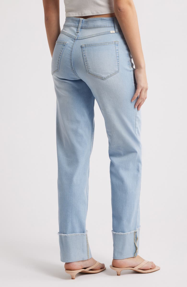 1822 Denim Cuffed Mid Rise Ankle Straight Leg Jeans, Alternate, color,