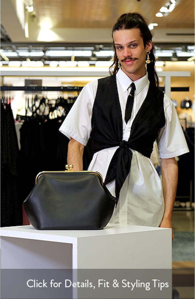 Kisslock Glovetanned Leather Frame Bag, sales video thumbnail