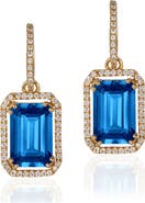 GOSHWARA Gossip Emerald Cut Drop Earrings