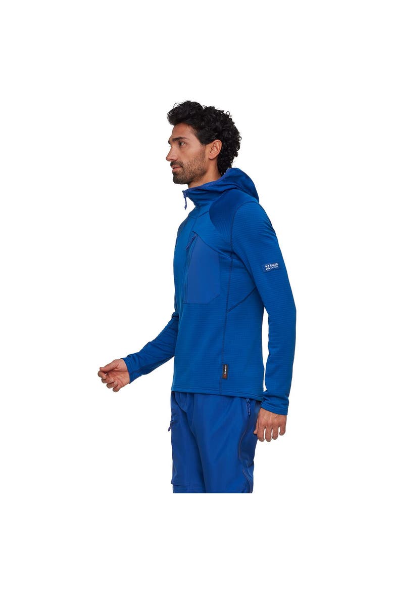 Eiger Nordwand Advanced Fl 1/2-Zip Hooded Jacket - Men's, Alternate, color, Eiger Blue