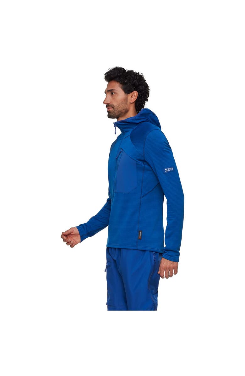 Mammut Eiger Nordwand Advanced Fl 1/2-Zip Hooded Jacket - Men's, Alternate, color, Eiger Blue