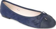 PAUL MAYER Best Genuine Calf Hair Ballet Flat