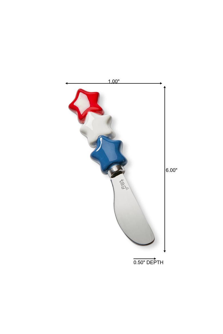 Star Bottle Stopper Multi Earthenware Summer, Alternate, color, Red