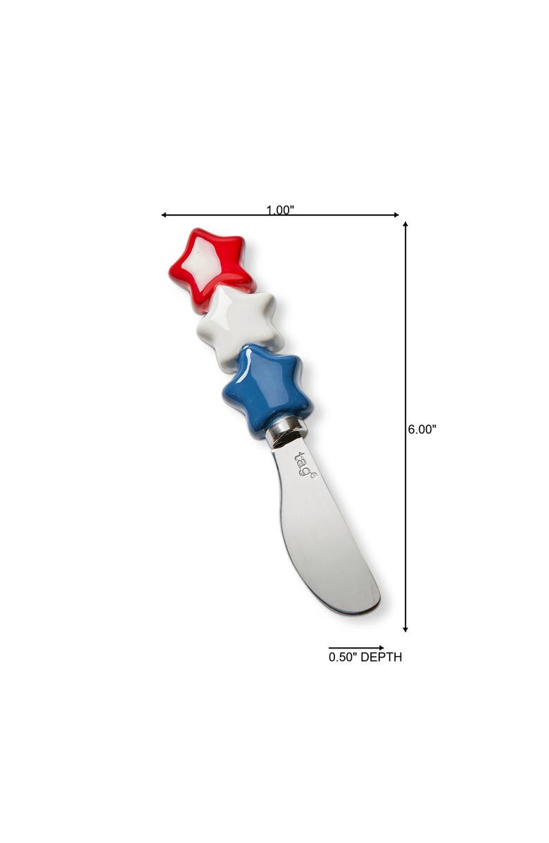 tag Star Bottle Stopper Multi Earthenware Summer, Alternate, color, Red