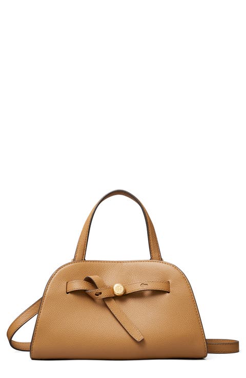 Romy Small Bauletto Leather Handbag