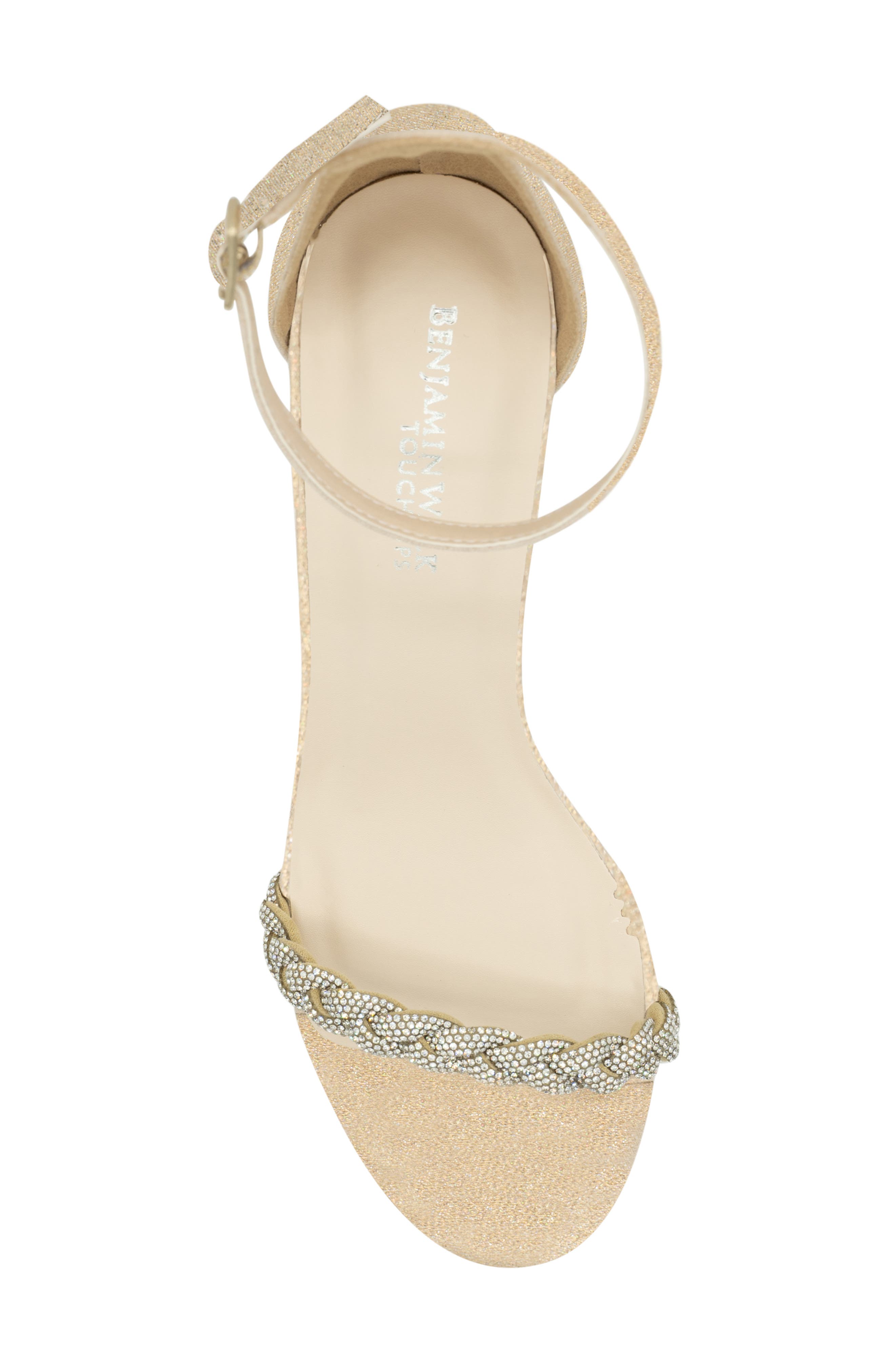 Whitney Ankle Strap Sandal, Alternate, color, CHAMPAGNE
