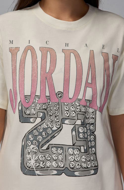 JORDAN JORDAN HERITAGE COTTON GRAPHIC T-SHIRT 