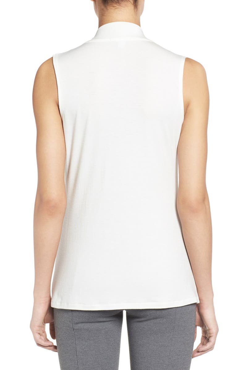 Halogen<sup>®</sup> Sleeveless Drape Neck Top, Alternate, color, Ivory Cloud