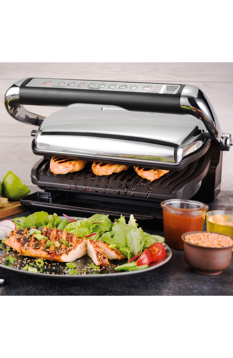 All-Clad Electric Grill XL with Autosense Technology, 5L, Alternate, color, Silver