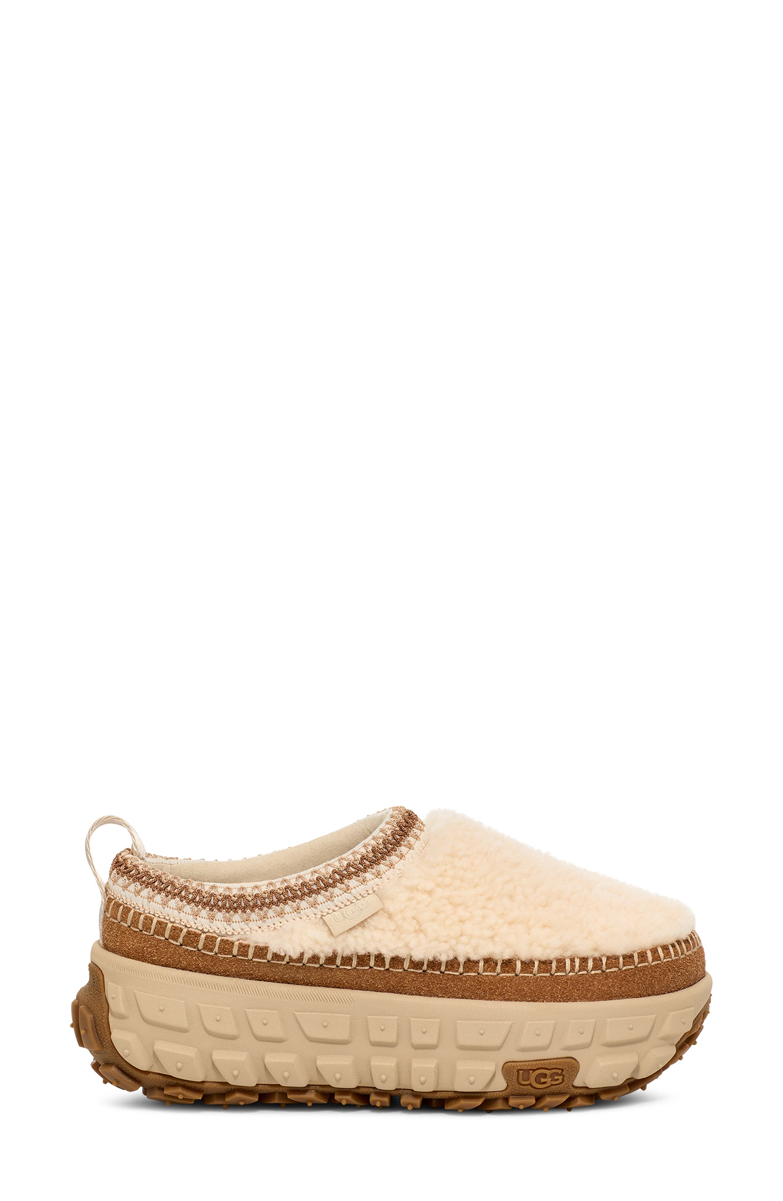 UGG<sup>®</sup> Venture Daze Genuine Shearling Platform Slip-On Shoe, Alternate, color, 