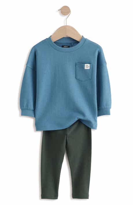 NEXT Kids' Long Sleeve T-Shirt & Leggings Set