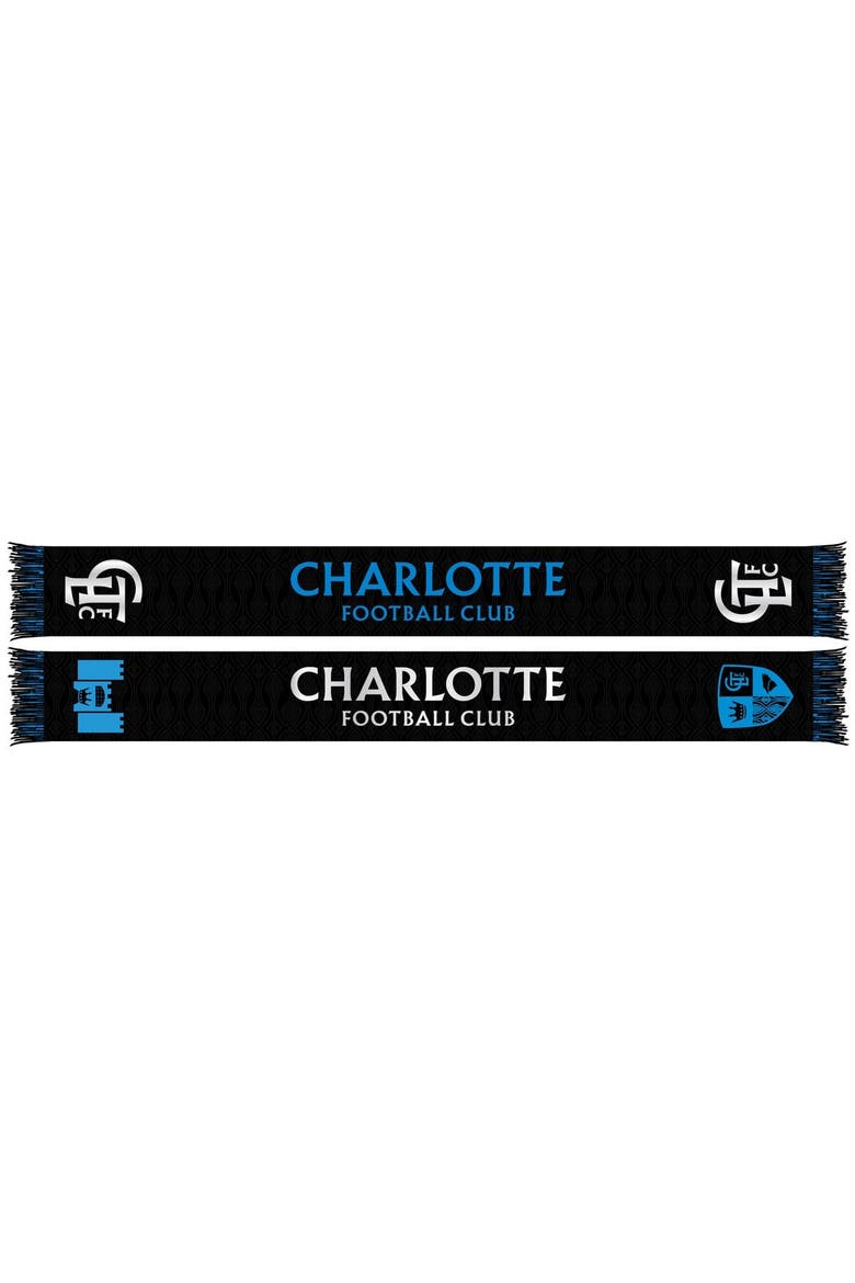 Charlotte FC 2025 Jersey Hook Scarf, Main, color, Black