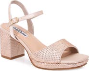 LADY COUTURE Rhinestone Platform Sandal
