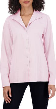 Foxcroft Katie Cotton Button-Up Shirt