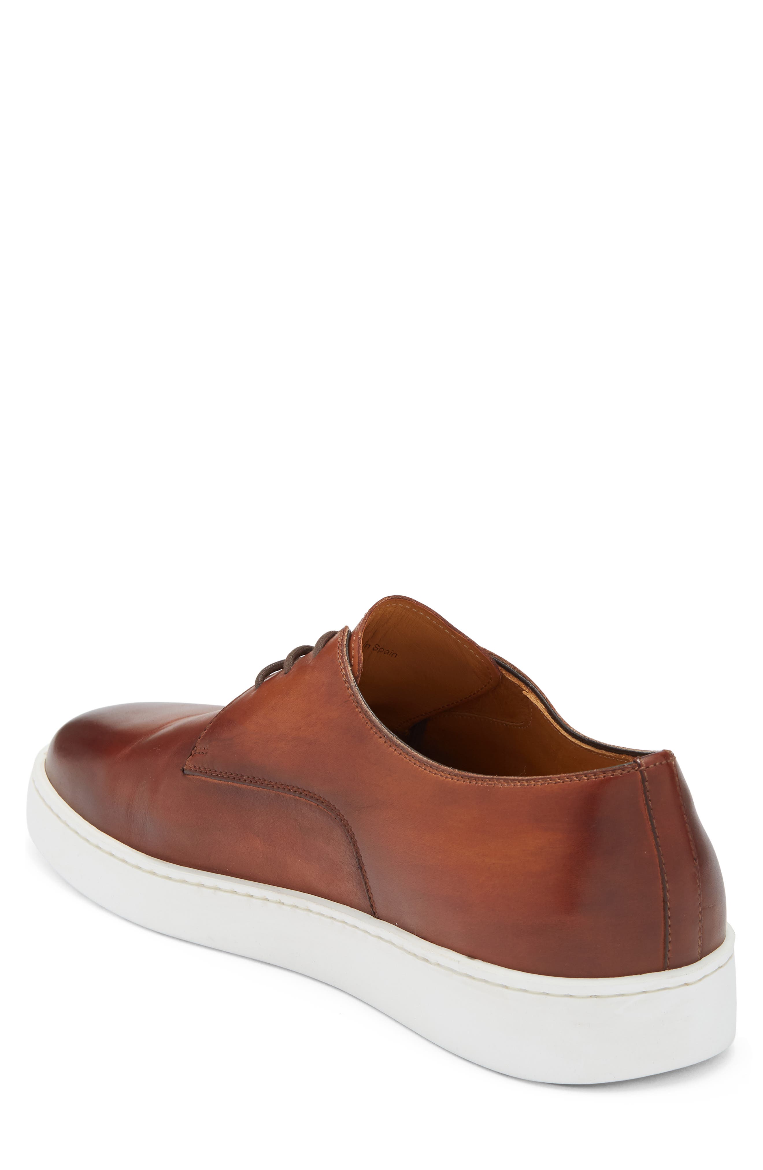 Lonzo Water Resistant Platform Derby Sneaker, Alternate, color, COGNAC BROWN
