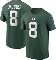 Nike Men's Nike Josh Jacobs Green Green Bay Packers Player Name & Number T-Shirt
