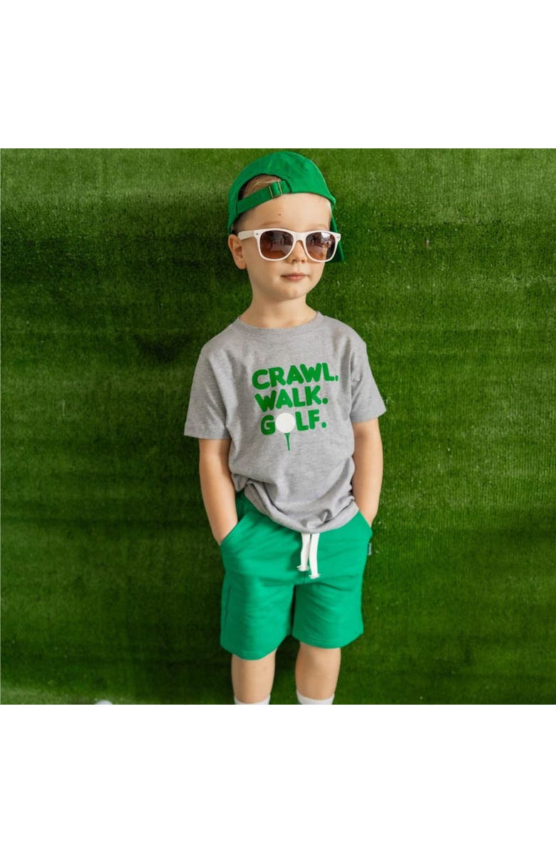 Sweet Wink Crawl, Walk, Golf Short Sleeve T-Shirt, Alternate, color, Grey